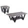 Justine 2-Piece Rectangular Coffee And End Table Set Grey