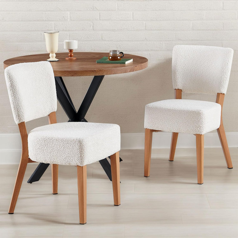 Danette 3 - Piece Dining Set, White, 3 Pieces: Table, 2 Chairs