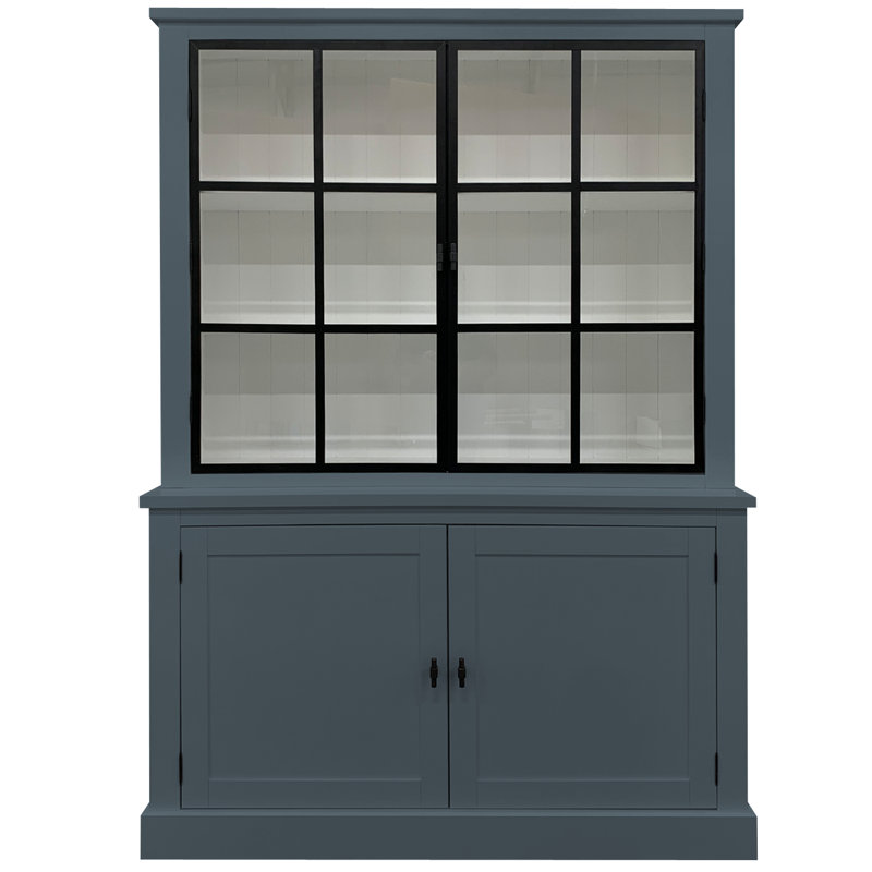 Avangelia Display Cabinet, Blue Grey