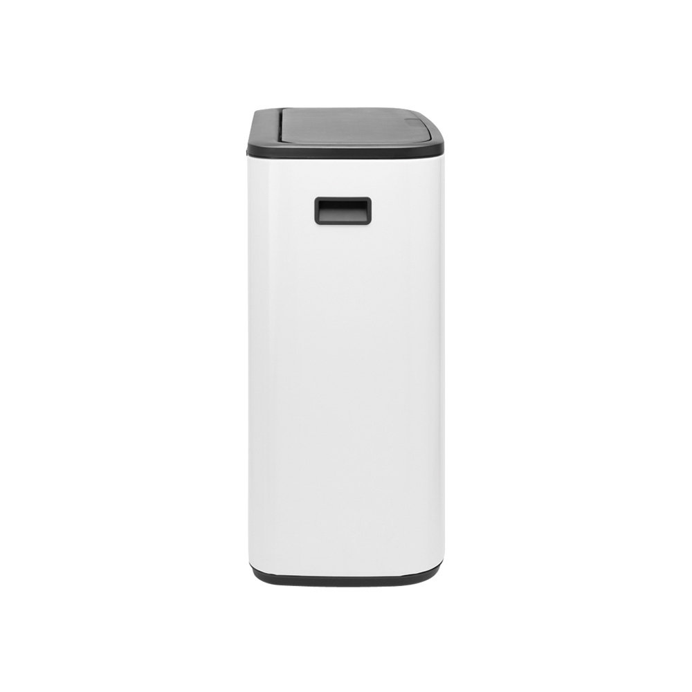 Brabantia Bo Touch Top Dual Recycling Can, White