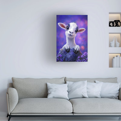 Momart A Cute Little Goat Canvas Art