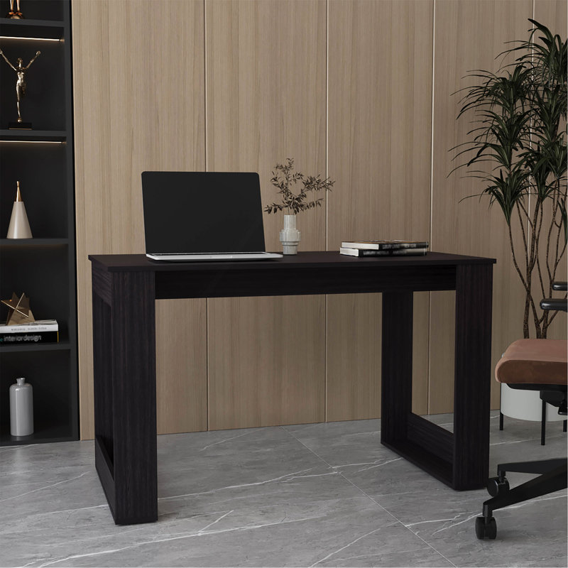 Bureau d'écriture 120, bureau à domicile, noir, Black