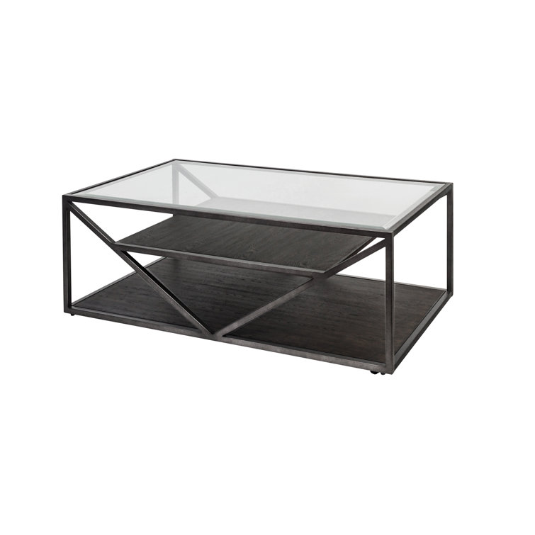 3 - Piece Glass Top Living Room Table Set
