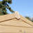 Rowlinson 8x6 Shiplap Apex Shed Single Door with Window