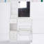 Petit meuble-lavabo 29,2 po avec tabouret de bureau et tabouret-1561822670