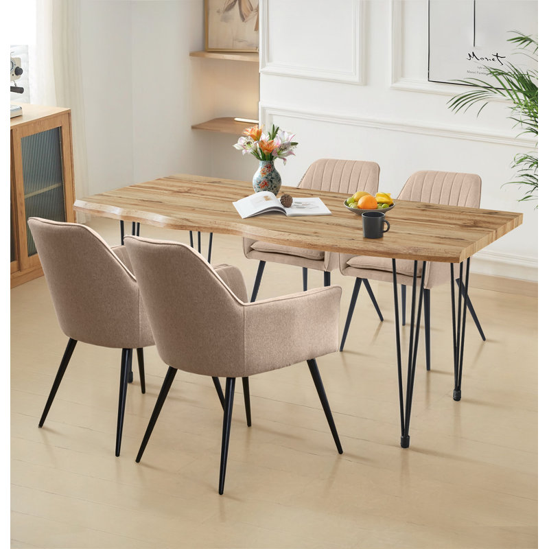 Mose 4 - Person Dining Set, 76cm H x 90cm W x 160cm L