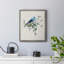 «Bluebird Happy I», toile encadrée de qualité supérieure - prête à être accrochée-1149801751-1149801750