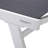 Outdoor Patio Reclining Chaise Lounge with Wheels, Powder-Coated Aluminum Frame and Breathable Sling Mesh, Adjustable Backrest for Poolside and Deck Use-124823790-124823798