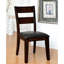 Dark Cherry Dining Chairs With Padded , 2 - And Charming Side Chairs, Of 2 Back