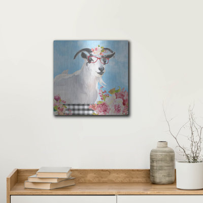 «Farm Animal Beauties C» par Jean Plout, art mural en métal