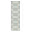 Rug & Kilim’S Scandinavian Style Runner Rug With Seafoam Blue Geometric Patterns-526809604