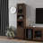 Milton 75.43"H Pier Bookshelf with Open Shelves and Cabinet-69157792