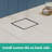 Rain Brilliance 6"x 6" Trim Tileable Rear Cover and Rough-88298452