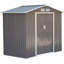 7 ft. W x 4 ft. D Metal Apex Garden Shed