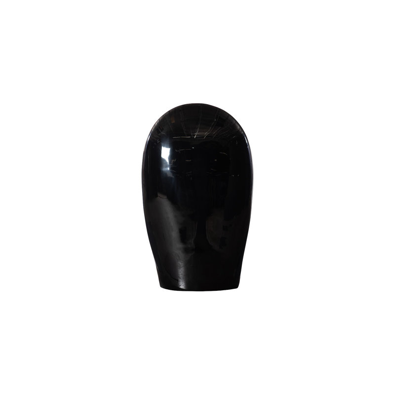 Emerging Face Sculpture, Gel Coat Black, Small
