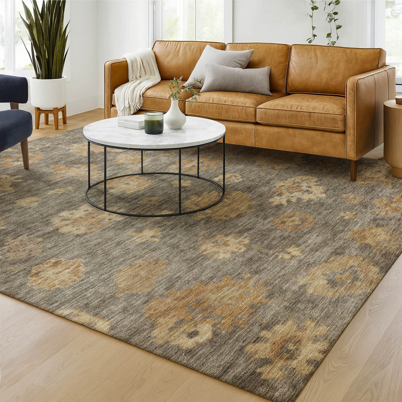 Tapis lavable à la machine de qualité supérieure Mayfield AMF2305, 10 pi x 14 pi, Taupe
