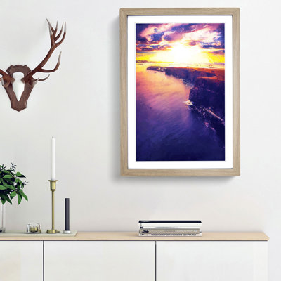Sunset - Picture Frame Graphic Art Print