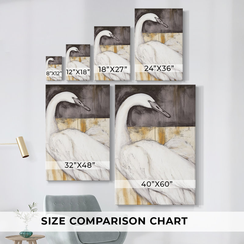 ANIMALS Series CCCCLXXIV - Toile tendue avec châssis de qualité supérieure - Prêt à être accroché, H 60 po x l 80 po
