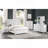 Avril Distressed White 2-Drawer Nightstand Bedside Table