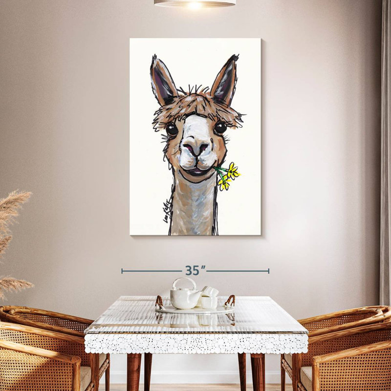 Brampt Alpaca Lycoming, 48" H x 32" W