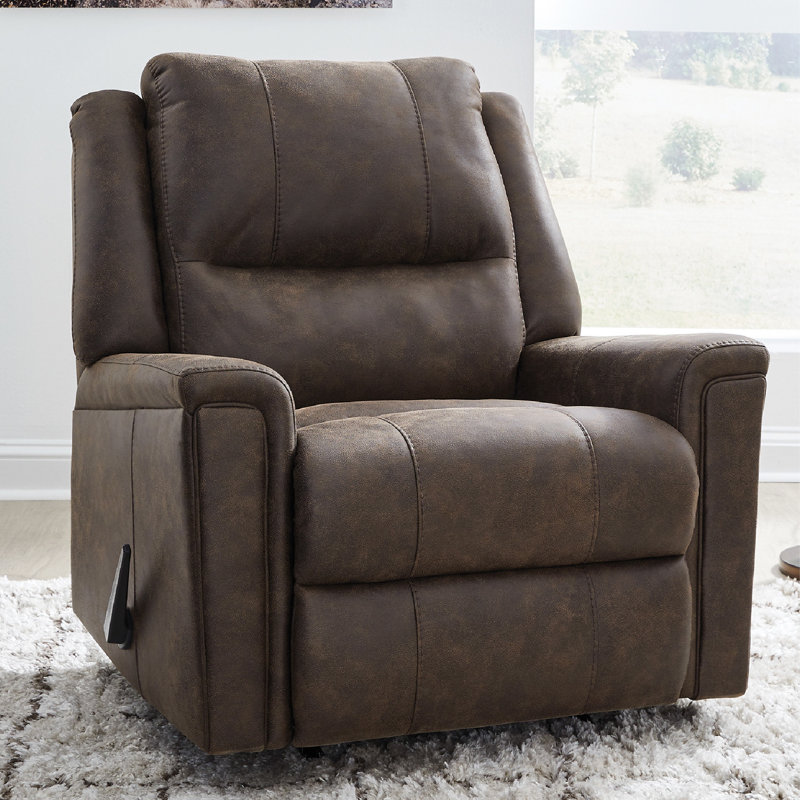 Fauteuil inclinable Leola, Gris foncé