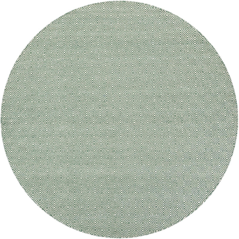 Tapis contemporain Contemporary vert, Rectangle 6 pi 1 po x 9 pi