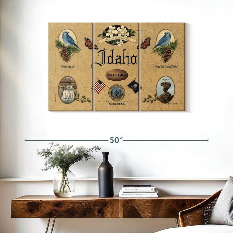 Idahoe, 24" H x 38" W