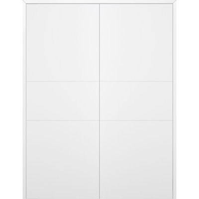 Porte double à panneaux en bois manufacturé Smart Pro 2H