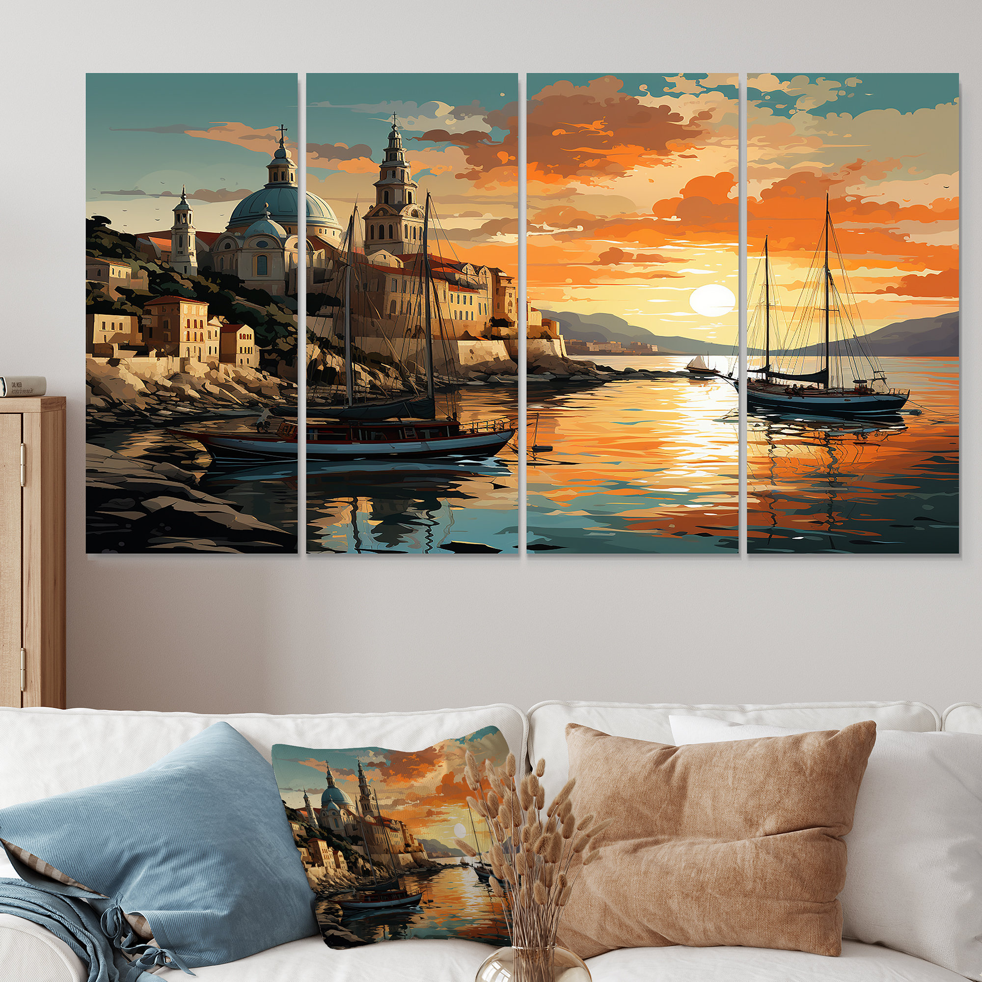 Winston Porter Italian Hidden Gems Coastline Sunset I - Landscape Italy