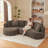 Modern Curved L-Shape Luxury Sectional Oversized Sofa: Minimalist Design, Comfy Sleeper Couch For Living Room, Apartment & Reception Spaces,No Assembly Required-1740545552