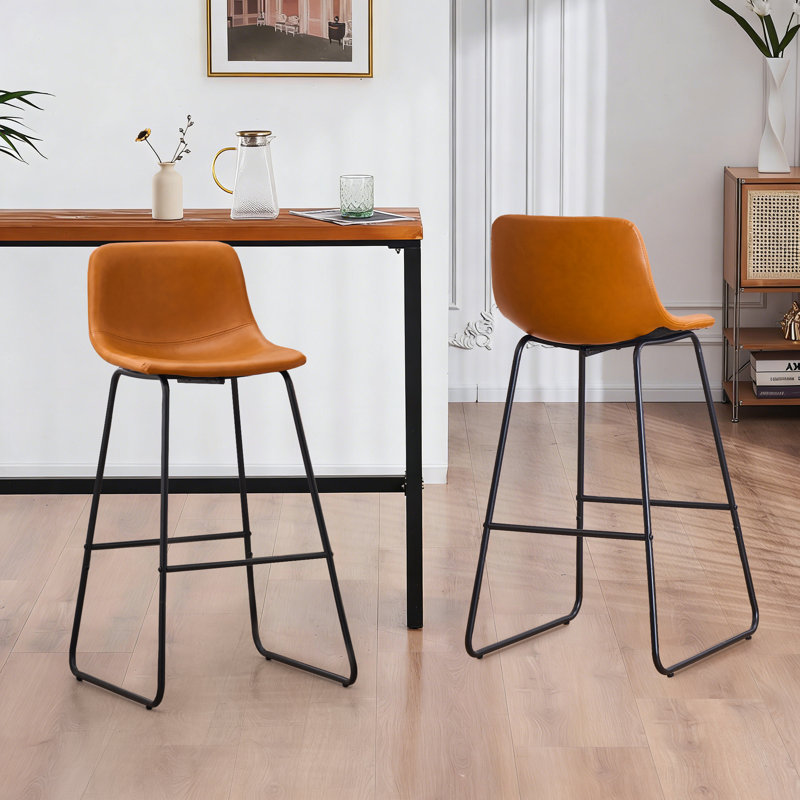 Scher Dining Chairs, Counter Stool & Bar Stools, Counter Stool (24" Seat Height), Brown