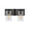Sawyer 2 - Light Dimmable Aged Zinc Vanity Light