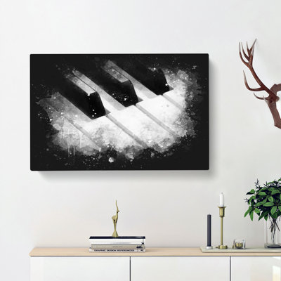 Keyboard Keys - Wrapped Canvas