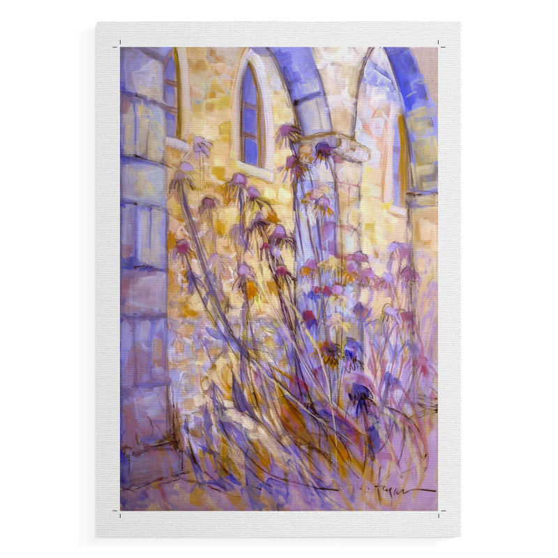 Fleurs de la rue - impression sur toile seulement - non encadrée, H 27 po x l 18 po
