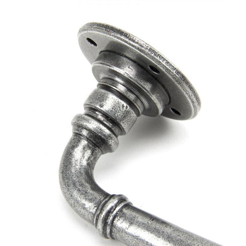 Regency Door Handle Kit, Pewter Patina