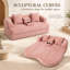 Upholstered 70.07 " Chenille Sofa-1494875245