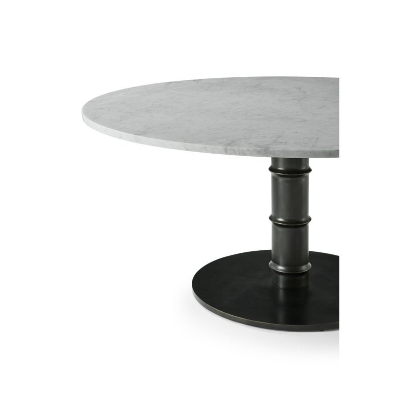 Kesden Round Marble Dining Table