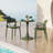 Outdoor Stacking Dining Armchair-1379235979