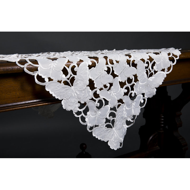 Sherley Solid Color Square Table Topper