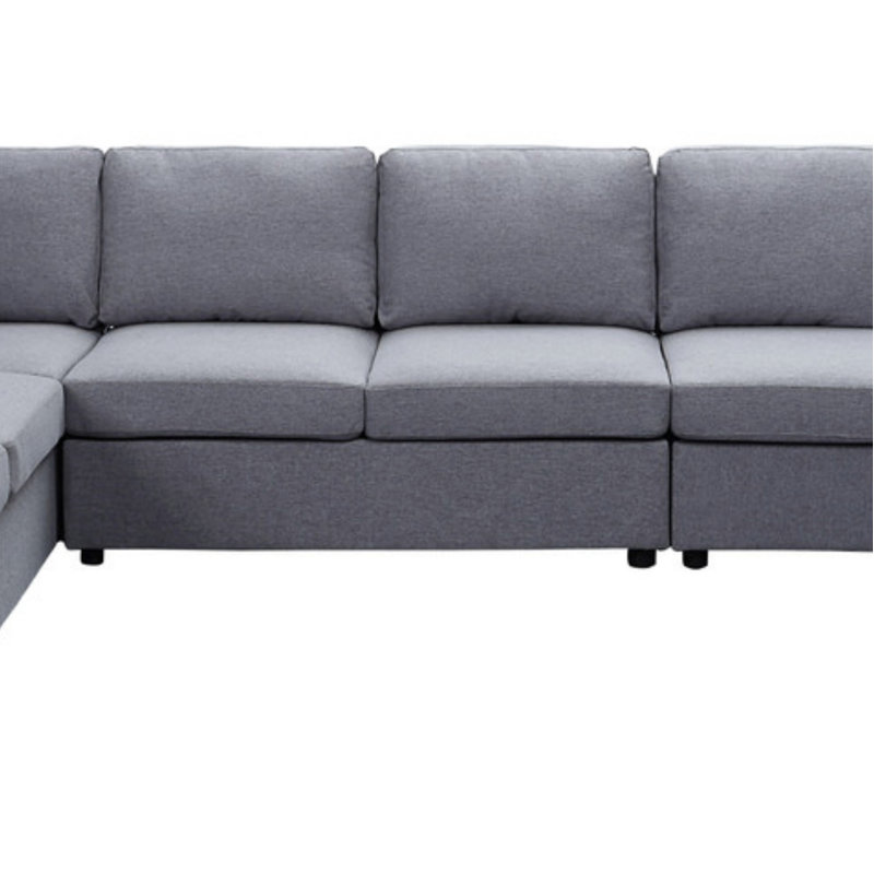 Canapé modulaire réversible 7 places Linen