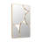 Kaylie Pebble Shaped Metal Wall Mirror