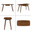 Bureau d'ordinateur Study, bureau, table d'étude, bureau d'écriture avec tiroir pour la maison, mobilier de bureau moderne