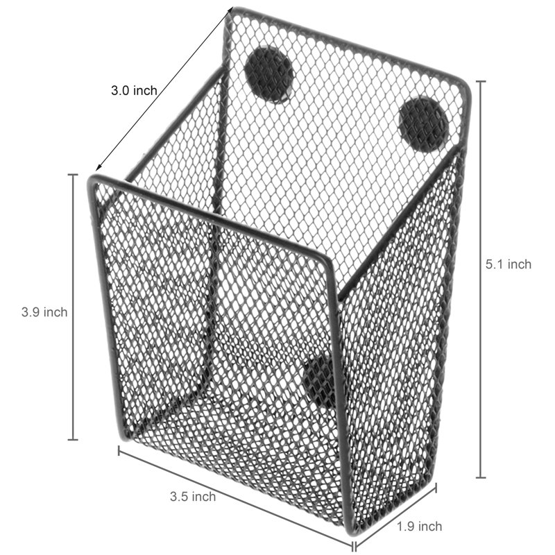 Magnetic Metal Mesh Supplies Holder