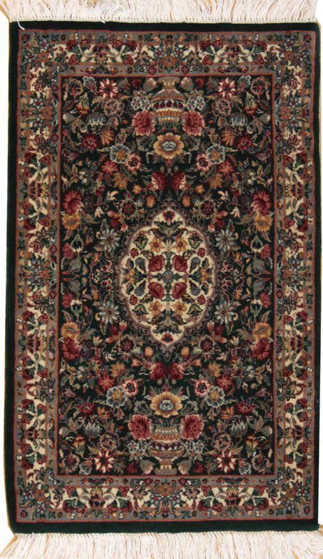 Kerman One-of-a-Kind Rectangle 2'1" X 3'3" Wool Area Rug in