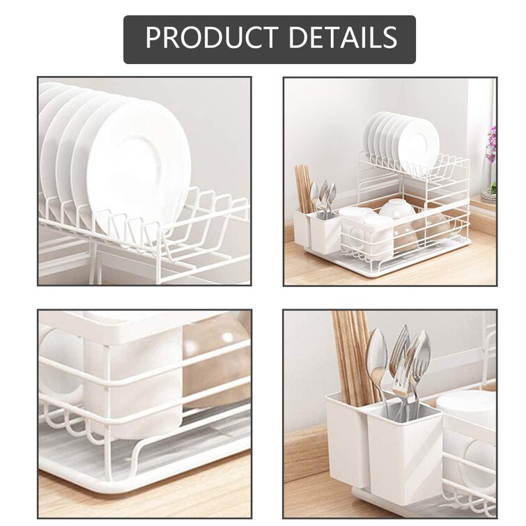 FullCircle Quake Metal 2 Tier Dish Rack