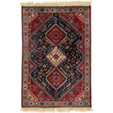Mirelez Hand Woven Cotton and Wool Oriental Area Rug