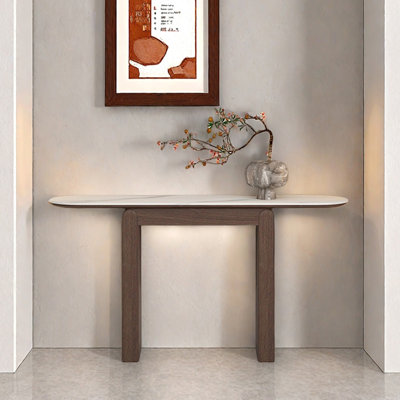 New Chinese Style Solid Wood Console Table