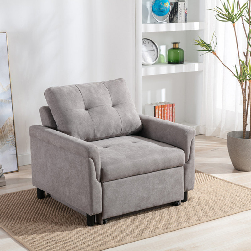 Fauteuil convertible 35 po Hannah, Gris