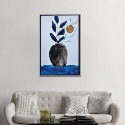 Vase au printemps - reproduction d'art murale - toile encadrée