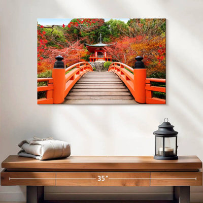 Paysage d'automne du temple Daigoji